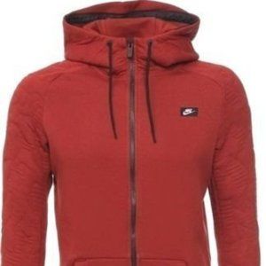 🔥Nike Sportswear Modern Men's Hoodie 806681 674 SIZE LARGE Dark Cayenne NWT $90